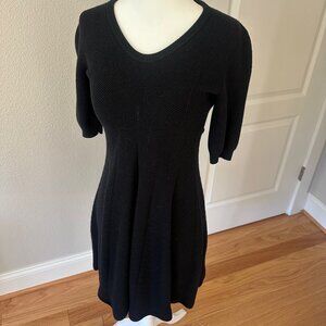 Salvatore Ferragamo Black Sweater Dress